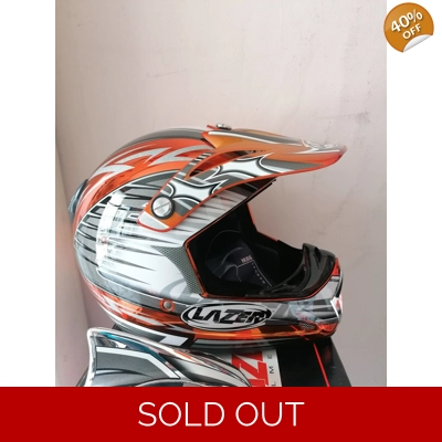 LAZER Helmet model 'MX6 HAWK LTD ORANGE size L